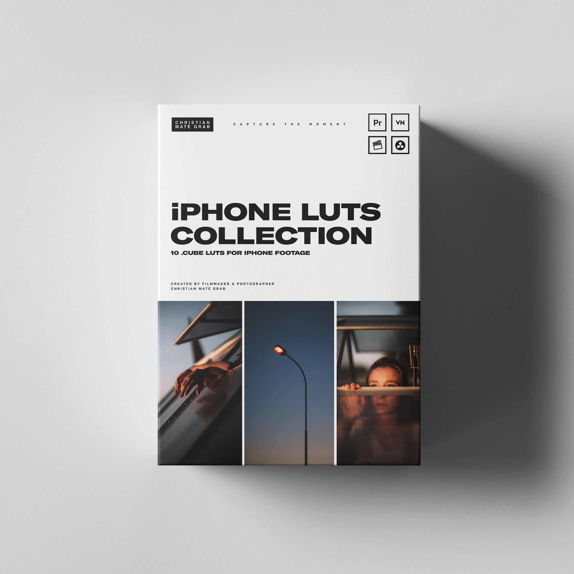 专业电影风格苹果手机视频拍摄LUT+转场过渡叠加 Christian Mate Grab iPhone LUTs Collection